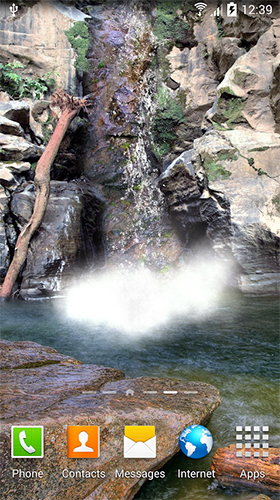 Screenshot dello Schermo Waterfall by BlackBird Wallpapers sul cellulare e tablet.
