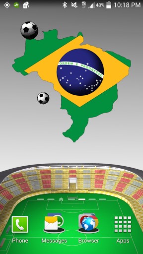Scaricare Brazil: World cup — sfondi animati gratuiti per l'Android su un Desktop. 
