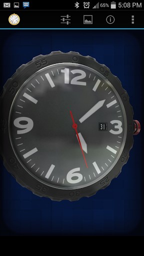 Screenshot dello Schermo 3D pocket watch sul cellulare e tablet.