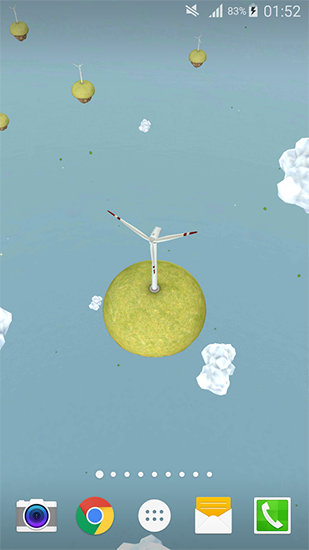 Screenshot dello Schermo Windmill 3D sul cellulare e tablet.