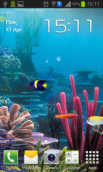 Screenshot dello Schermo Aquarium by Cowboys sul cellulare e tablet.