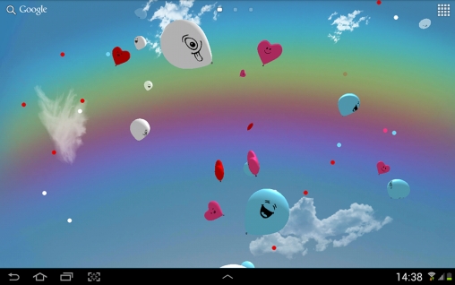 Screenshot dello Schermo Balloons 3D sul cellulare e tablet.