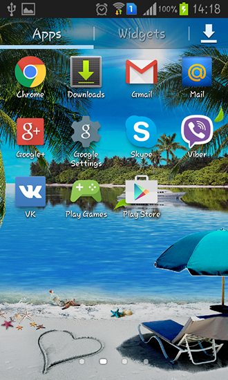 Screenshot dello Schermo Beach by Amax lwps sul cellulare e tablet.
