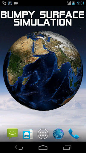 Screenshot dello Schermo Beautiful Earth sul cellulare e tablet.