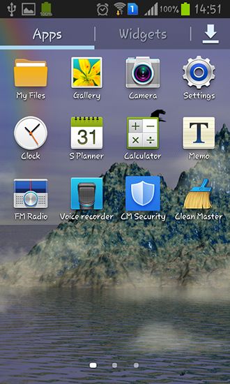 Screenshot dello Schermo Beautiful mountains sul cellulare e tablet.