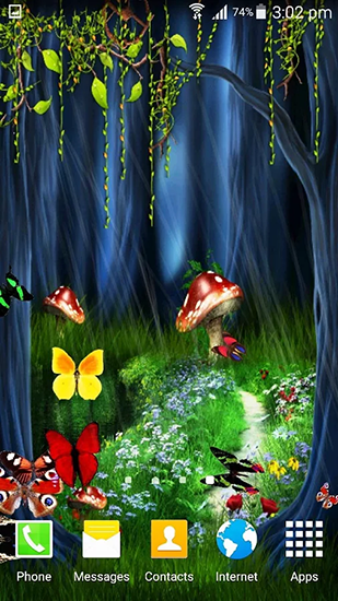 Screenshot dello Schermo Butterfly: Nature sul cellulare e tablet.