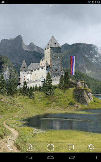 Screenshot dello Schermo Castle sul cellulare e tablet.