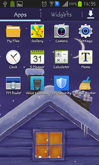 Screenshot dello Schermo Christmas Eve sul cellulare e tablet.
