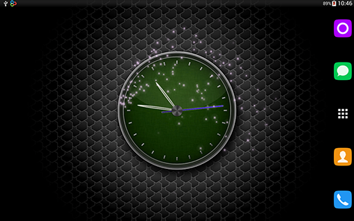 Screenshot dello Schermo Clock by T-Me Clocks sul cellulare e tablet.