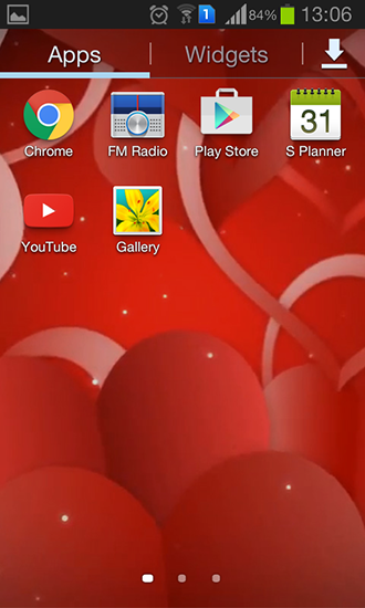 Screenshot dello Schermo Day of love sul cellulare e tablet.