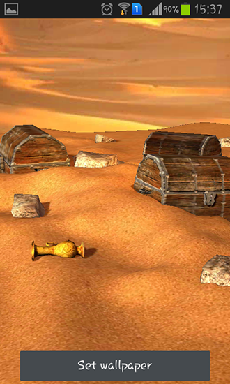 Screenshot dello Schermo Desert treasure sul cellulare e tablet.