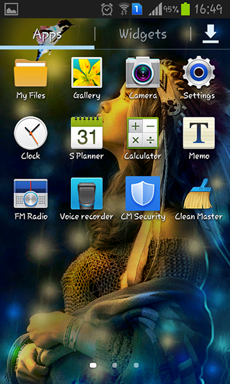Screenshot dello Schermo Dream girl sul cellulare e tablet.