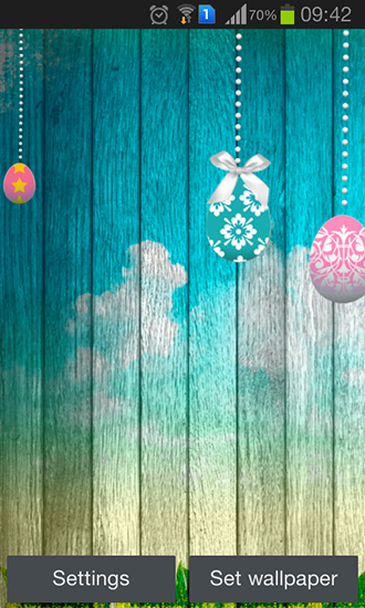 Screenshot dello Schermo Easter by Brogent technologies sul cellulare e tablet.