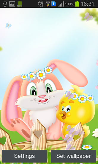 Screenshot dello Schermo Easter by My cute apps sul cellulare e tablet.