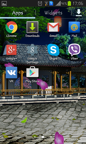 Screenshot dello Schermo Eastern garden sul cellulare e tablet.
