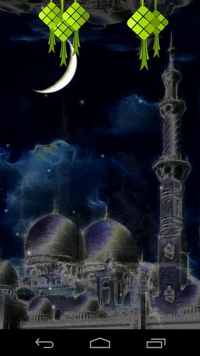 Screenshot dello Schermo Eid Ramadan sul cellulare e tablet.