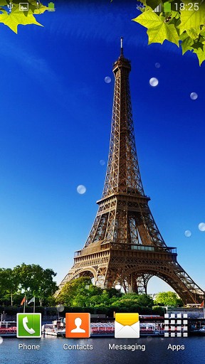Screenshot dello Schermo Eiffel tower: Paris sul cellulare e tablet.