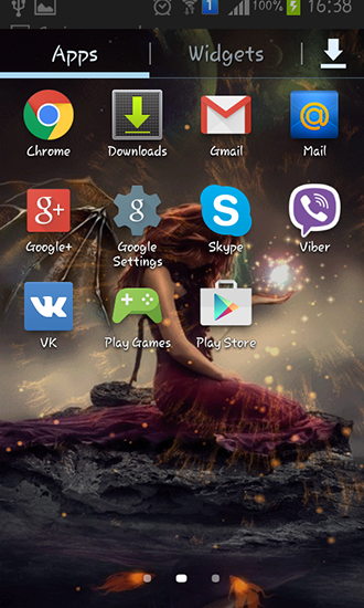 Screenshot dello Schermo Evil fairy sul cellulare e tablet.