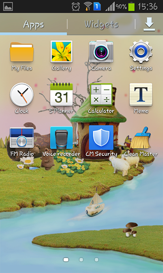 Screenshot dello Schermo Fairy house sul cellulare e tablet.