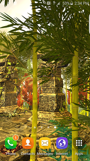 Screenshot dello Schermo Fantasy nature 3D sul cellulare e tablet.