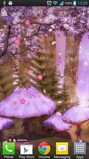Screenshot dello Schermo Fantasy sakura sul cellulare e tablet.