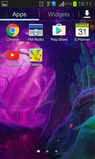 Screenshot dello Schermo Fantasy worlds sul cellulare e tablet.