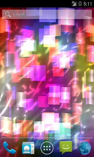 Screenshot dello Schermo Fly color sul cellulare e tablet.