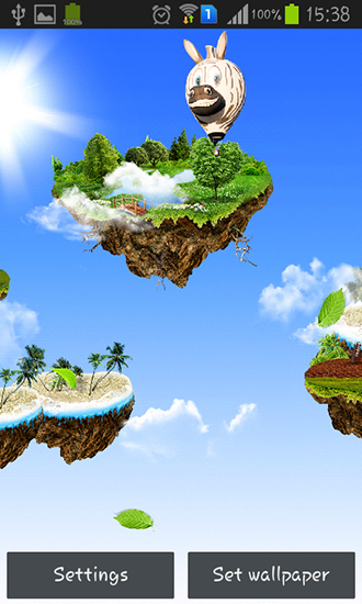 Screenshot dello Schermo Flying islands sul cellulare e tablet.
