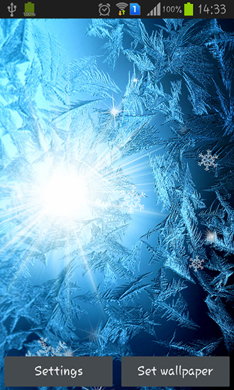 Screenshot dello Schermo Frozen glass by Frisky lab sul cellulare e tablet.
