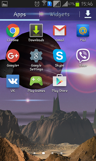 Screenshot dello Schermo Galaxy legends sul cellulare e tablet.