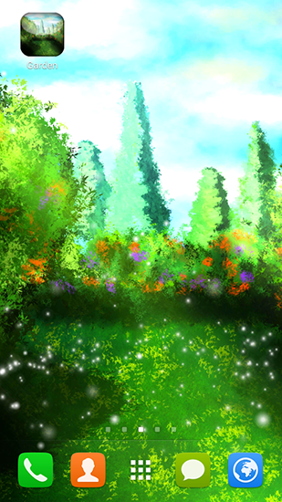 Screenshot dello Schermo Garden by Wallpaper art sul cellulare e tablet.