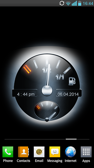 Screenshot dello Schermo Gasoline sul cellulare e tablet.