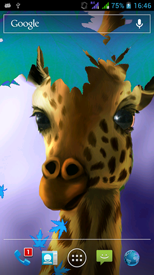 Screenshot dello Schermo Giraffe HD sul cellulare e tablet.