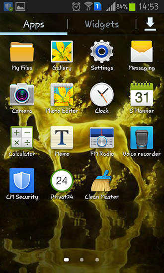 Screenshot dello Schermo Golden horse sul cellulare e tablet.