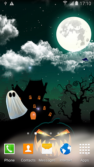 Screenshot dello Schermo Halloween by Blackbird wallpapers sul cellulare e tablet.