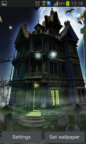 Screenshot dello Schermo Haunted house sul cellulare e tablet.