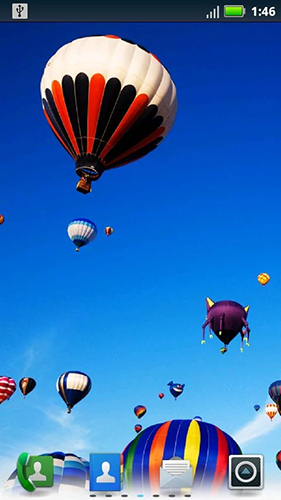 Screenshot dello Schermo Hot air balloon by Socks N' Sandals sul cellulare e tablet.