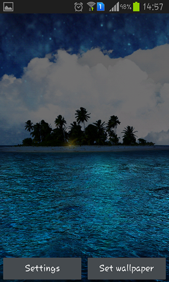 Screenshot dello Schermo Island HD sul cellulare e tablet.