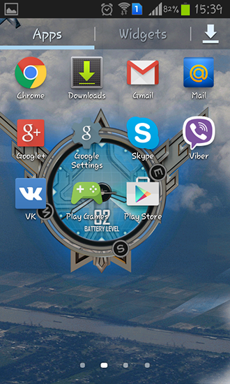 Screenshot dello Schermo Jet fighters SU34 sul cellulare e tablet.