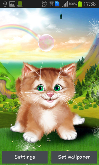 Screenshot dello Schermo Kitten sul cellulare e tablet.