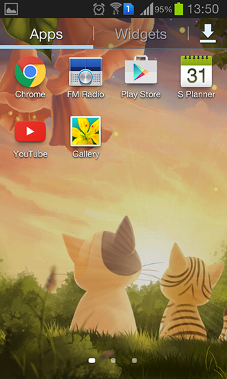 Screenshot dello Schermo Kitten: Sunset sul cellulare e tablet.
