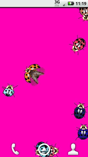 Screenshot dello Schermo Ladybugs sul cellulare e tablet.