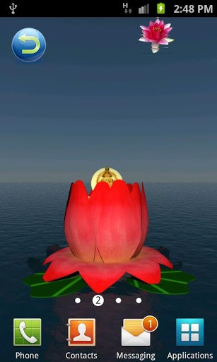 Screenshot dello Schermo Laxmi Pooja 3D sul cellulare e tablet.