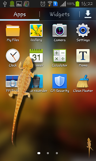 Screenshot dello Schermo Lizard in phone sul cellulare e tablet.