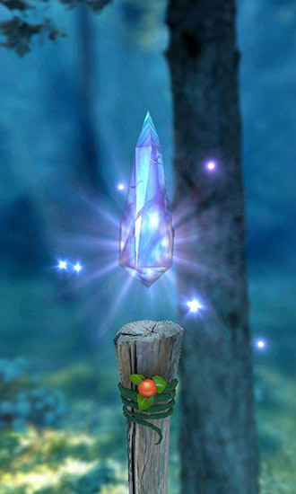 Screenshot dello Schermo Magic crystal sul cellulare e tablet.