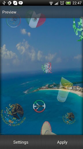 Screenshot dello Schermo Mexico sul cellulare e tablet.