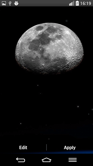 Screenshot dello Schermo Moonlight by Top live wallpapers sul cellulare e tablet.