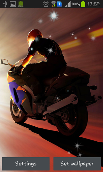 Screenshot dello Schermo Motorcycle sul cellulare e tablet.