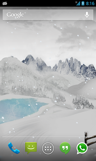 Screenshot dello Schermo Mountain weather by LittleCake Media sul cellulare e tablet.