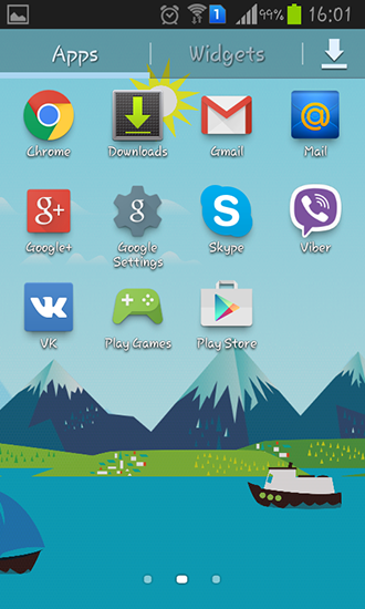 Screenshot dello Schermo Mountains now sul cellulare e tablet.